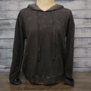 Grey & Gray long sleeve starry hoodie sweater